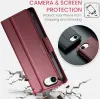 CASEME Litchi Texture Book Wallet Case hoesje voor Apple iPhone 17e/16e - Rood 10