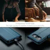 CASEME Litchi Texture Book Wallet Case hoesje voor Google Pixel 9a - Blauw 4