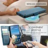 CASEME Litchi Texture Book Wallet Case hoesje voor Google Pixel 9a - Blauw 7