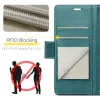 CASEME Litchi Texture Book Wallet Case hoesje voor Google Pixel 9a - Groen 12
