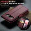 CASEME Litchi Texture Book Wallet Case hoesje voor Google Pixel 9a - Rood 11