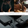 CASEME Litchi Texture Book Wallet Case hoesje voor Google Pixel 9a - Zwart 4