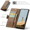 CASEME Litchi Texture Book Wallet Case hoesje voor Samsung Galaxy A36 - Bruin 5