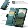CASEME Litchi Texture Book Wallet Case hoesje voor Samsung Galaxy A36 - Groen 5