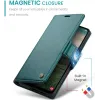 CASEME Litchi Texture Book Wallet Case hoesje voor Samsung Galaxy A36 - Groen 10