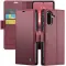 CASEME Litchi Texture Book Wallet Case hoesje voor Samsung Galaxy A36 - Rood