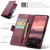 CASEME Litchi Texture Book Wallet Case hoesje voor Samsung Galaxy A36 - Rood 5