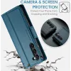 CASEME Litchi Texture Book Wallet Case hoesje voor Samsung Galaxy S25 - Blauw 11