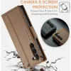 CASEME Litchi Texture Book Wallet Case hoesje voor Samsung Galaxy S25 - Bruin 11
