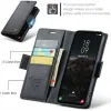 CASEME Litchi Texture Book Wallet Case hoesje voor Samsung Galaxy S25 - Zwart 9