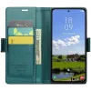 CASEME Litchi Texture Book Wallet Case hoesje voor Samsung Galaxy S25 Plus - Groen 5