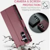 CASEME Litchi Texture Book Wallet Case hoesje voor Samsung Galaxy S25 Plus - Rood 2