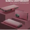 CASEME Litchi Texture Book Wallet Case hoesje voor Oppo Reno13 - Rood 8