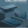 CASEME Litchi Texture Book Wallet Case hoesje voor Oppo Reno13 Pro - Blauw 8
