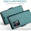 CASEME Litchi Texture Book Wallet Case hoesje voor Oppo Reno13 Pro - Groen 4