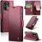 CASEME Litchi Texture Book Wallet Case hoesje voor Oppo Reno13 Pro - Rood