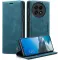 CASEME Retro Texture Book Wallet Case hoesje voor OnePlus 13 - Blauw