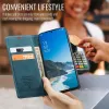 CASEME Retro Texture Book Wallet Case hoesje voor OnePlus 13 - Blauw 3