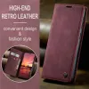 CASEME Retro Texture Book Wallet Case hoesje voor OnePlus 13 - Bordeaux 4