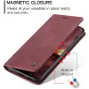 CASEME Retro Texture Book Wallet Case hoesje voor OnePlus 13 - Bordeaux 12