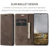 CASEME Retro Texture Book Wallet Case hoesje voor OnePlus 13 - Donkerbruin 8