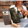 CASEME Retro Texture Book Wallet Case hoesje voor Oppo Reno13 F 4G/5G / Reno13 FS 5G - Donkerbruin 8