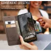 CASEME Retro Texture Book Wallet Case hoesje voor Oppo Reno13 Pro - Donkerbruin 8