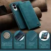 CASEME Retro Texture Book Wallet Case hoesje voor Samsung Galaxy S25 Edge - Blauw 5