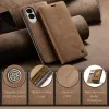 CASEME Retro Texture Book Wallet Case hoesje voor Samsung Galaxy S25 Edge - Lichtbruin 5