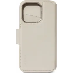 Decoded Echt Leren 2-in-1 Book Wallet Case hoesje voor Apple iPhone 15 Pro - Clay