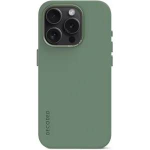 Decoded Silicone Back Cover hoesje met MagSafe voor Apple iPhone 15 Pro Max - Sage Leaf