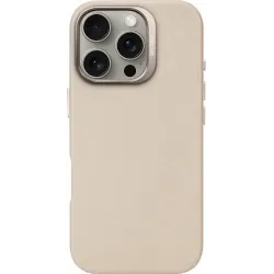 Decoded Echt Leren Back Cover hoesje voor Apple iPhone 16 Pro - Clay