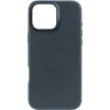 Decoded Echt Leren Back Cover hoesje voor Apple iPhone 16 Pro Max - Navy 2