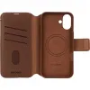 Decoded Echt Leren 2-in-1 Book Wallet Case hoesje voor Apple iPhone 16 - Tan 4
