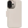Decoded Echt Leren 2-in-1 Book Wallet Case hoesje voor Apple iPhone 16 - Clay