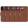 Decoded Echt Leren 2-in-1 Book Wallet Case hoesje voor Apple iPhone 16 Plus - Tan 2