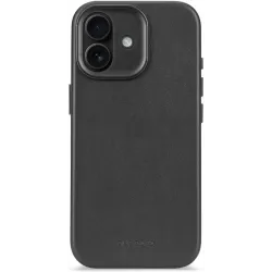 Decoded Echt Leren Back Cover hoesje voor Apple iPhone 17 - Black