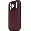 Decoded Echt Leren Back Cover hoesje voor Apple iPhone 17 Pro - Dark Ruby 7