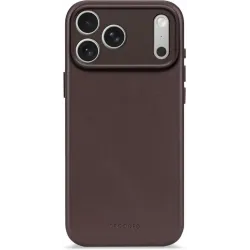 Decoded Echt Leren Back Cover hoesje voor Apple iPhone 17 Pro - Chocolate Brown