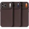 Decoded Echt Leren Back Cover hoesje voor Apple iPhone 17 Pro - Chocolate Brown 2