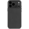 Decoded Echt Leren Back Cover hoesje voor Apple iPhone 17 Pro - Black