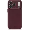 Decoded Echt Leren Back Cover hoesje voor Apple iPhone 17 Pro Max - Dark Ruby