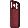 Decoded Echt Leren Back Cover hoesje voor Apple iPhone 17 Pro Max - Dark Ruby 3