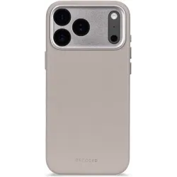 Decoded Echt Leren Back Cover hoesje voor Apple iPhone 17 Pro Max - Solid Clay