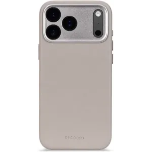 Decoded Echt Leren Back Cover hoesje voor Apple iPhone 17 Pro Max - Solid Clay