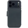 Decoded Echt Leren 2-in-1 Book Wallet Case hoesje voor Apple iPhone 17 Pro - Navy Shadow