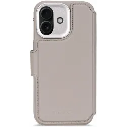 Decoded Echt Leren 2-in-1 Book Wallet Case hoesje voor Apple iPhone 17 - Solid Clay