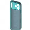 Decoded Silicone Back Cover hoesje met MagSafe voor Apple iPhone 17 Pro Max - Retro Blue 3