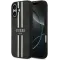 Guess 4G Printed Stripes Hard Case Back Cover hoesje met MagSafe voor Apple iPhone 17 - Zwart