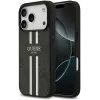 Guess 4G Printed Stripes Hard Case Back Cover hoesje met MagSafe voor Apple iPhone 17 Pro - Zwart 0